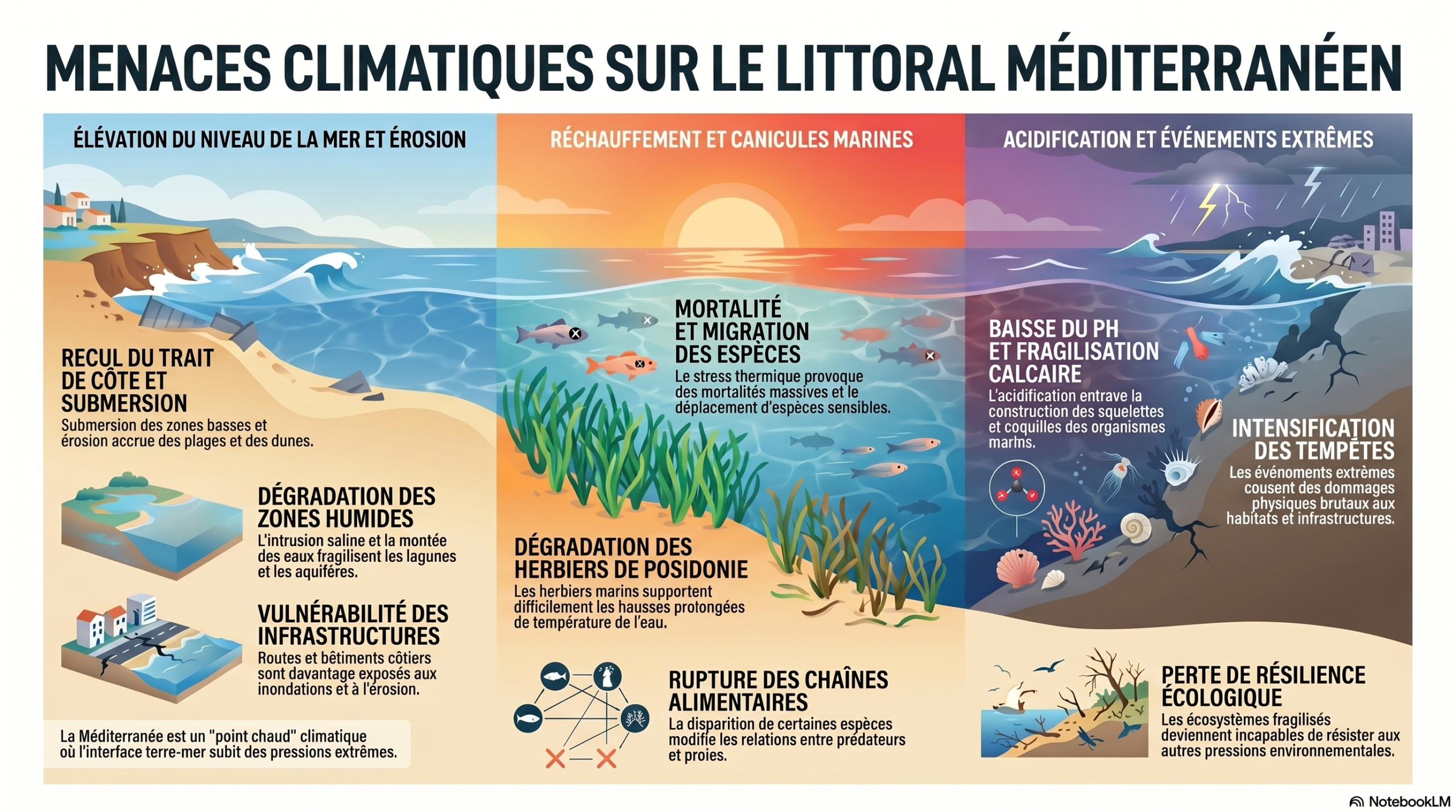 menaces climatiques en méditerranée